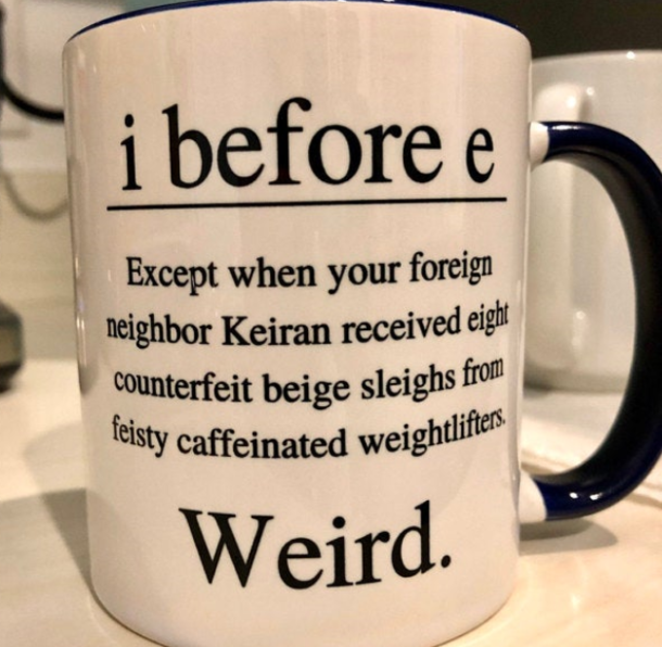 I before e