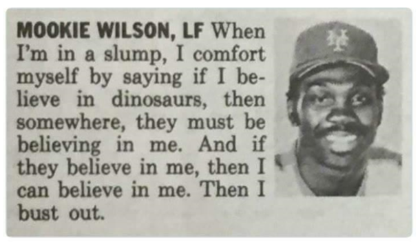 I believe in me