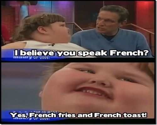 I believe you speak French