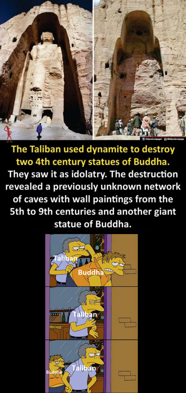 I bet there is an even bigger Buddha behind that