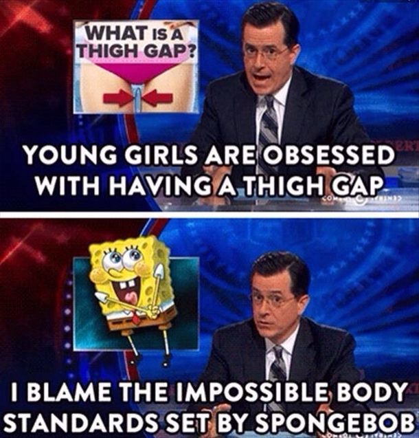 I blame Spongebob