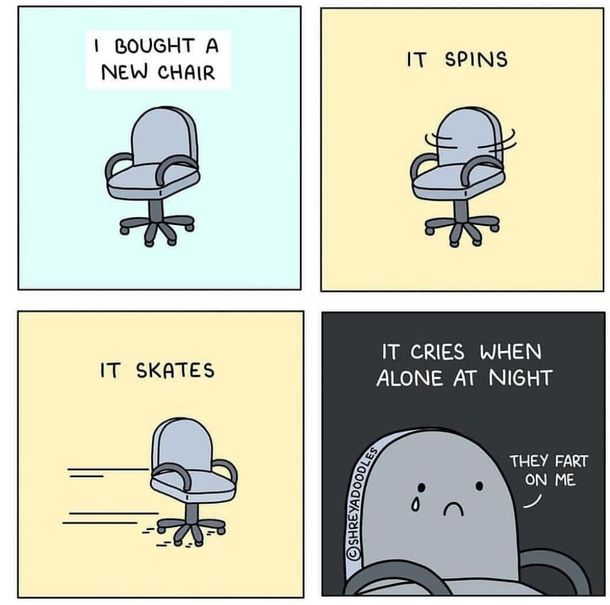 I bought a new chair