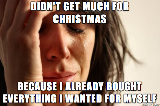 I brought this on myself