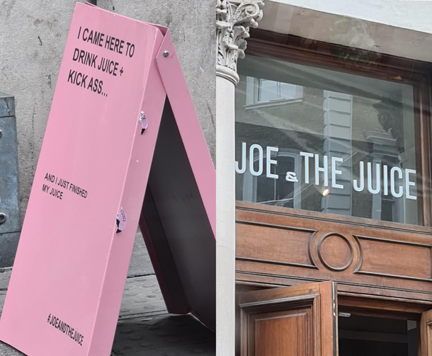 I came here to drink juice and kick ass