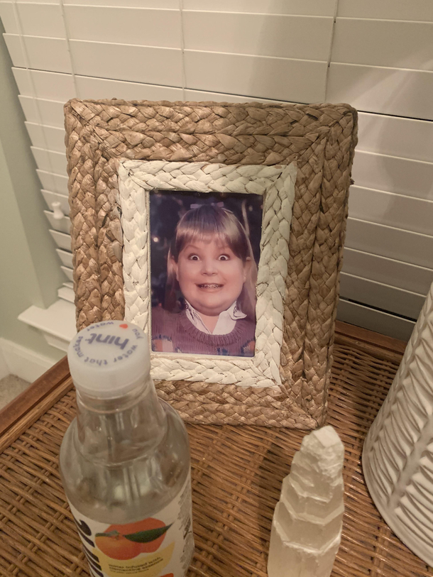 I came home to this in the guest room of my parents new house