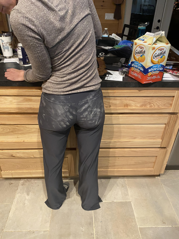 I can always tell when my wife has been baking