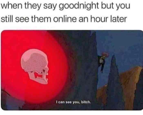 I can see you