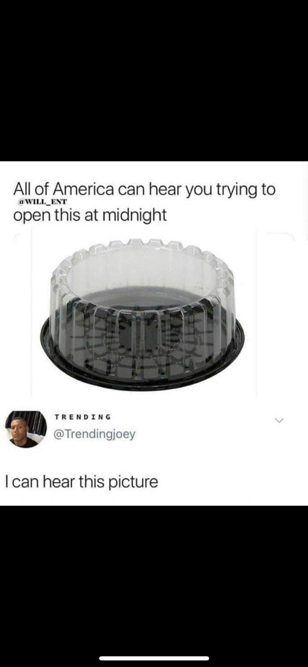 I can too