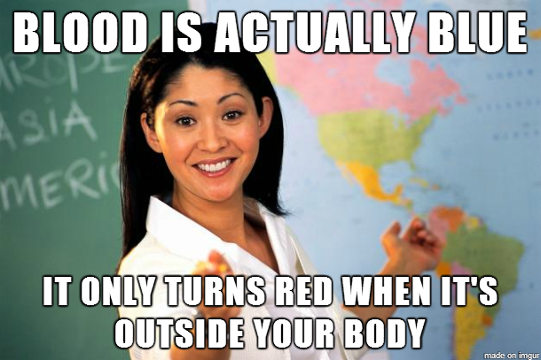 I cant be the only one who was told this in elementary school