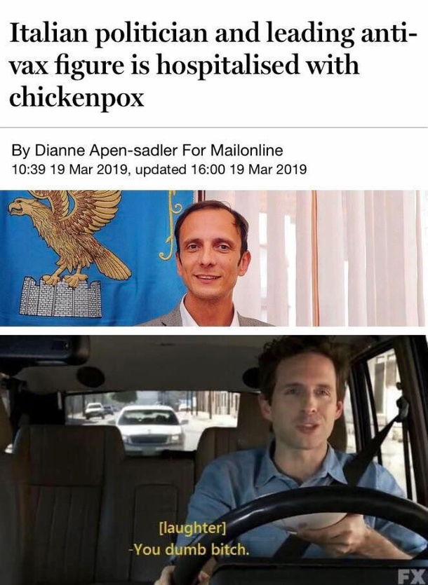 I cant believe he got sick