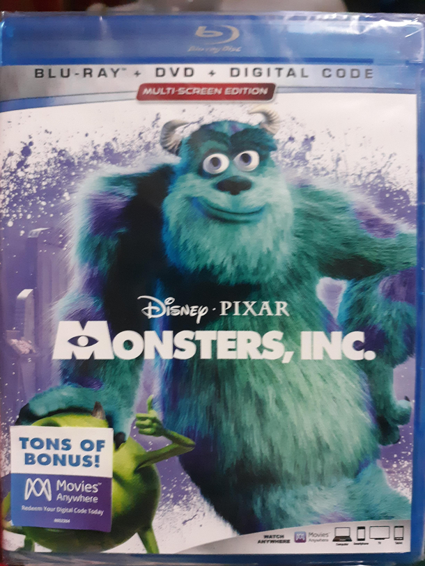 I cant believe it Mike Wazowski is on a movie cover