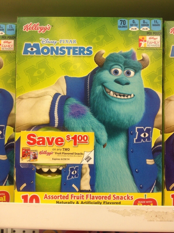 I cant believe itIm on the front of a box of snacks