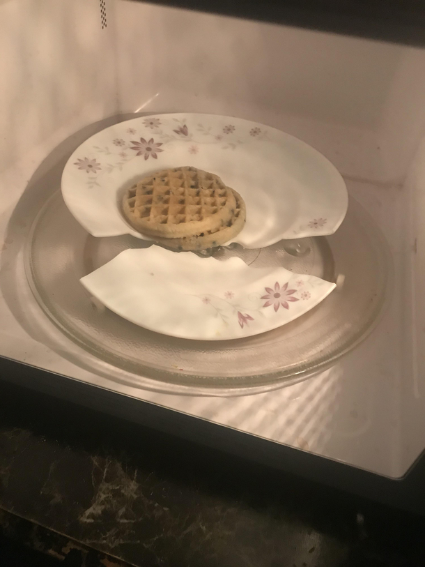 I cant even make waffles properly