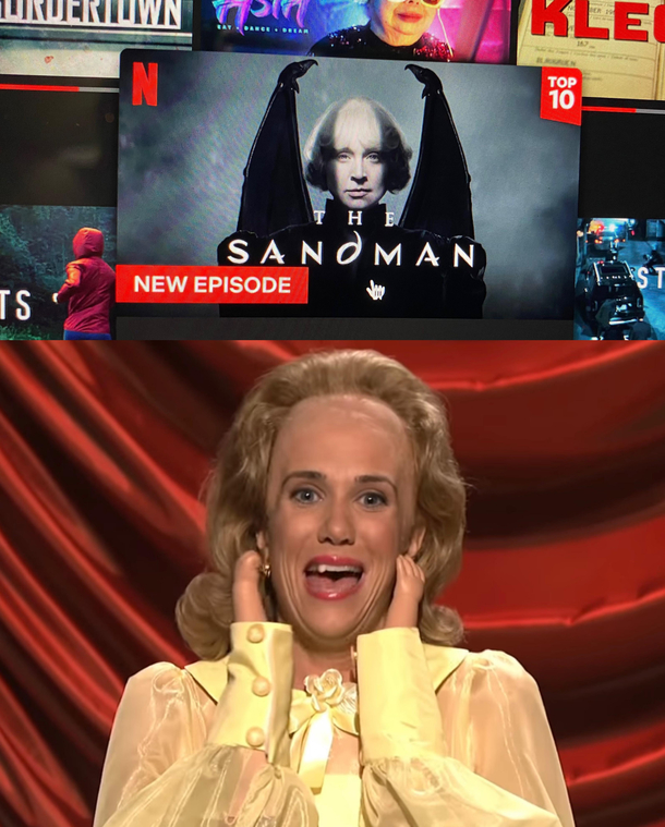 I cant help but see Dooneese from the SNL skit every time I see this pic from The Sandman
