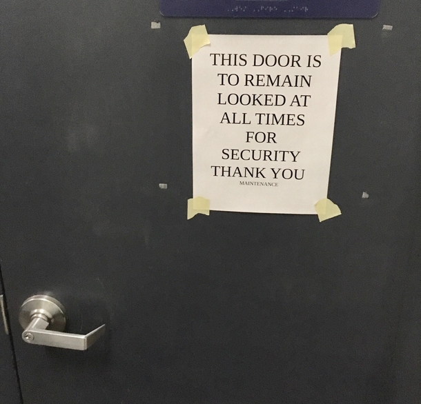 I cant stop staring at this door