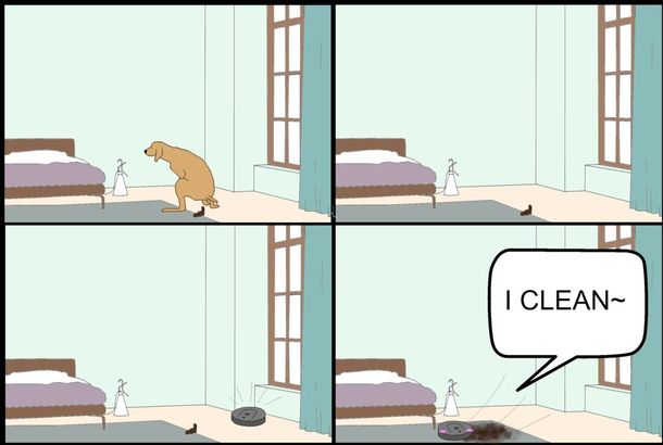 I clean