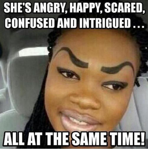 I concur eyebrows do change everything