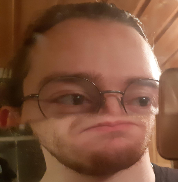 I cracked a mirror