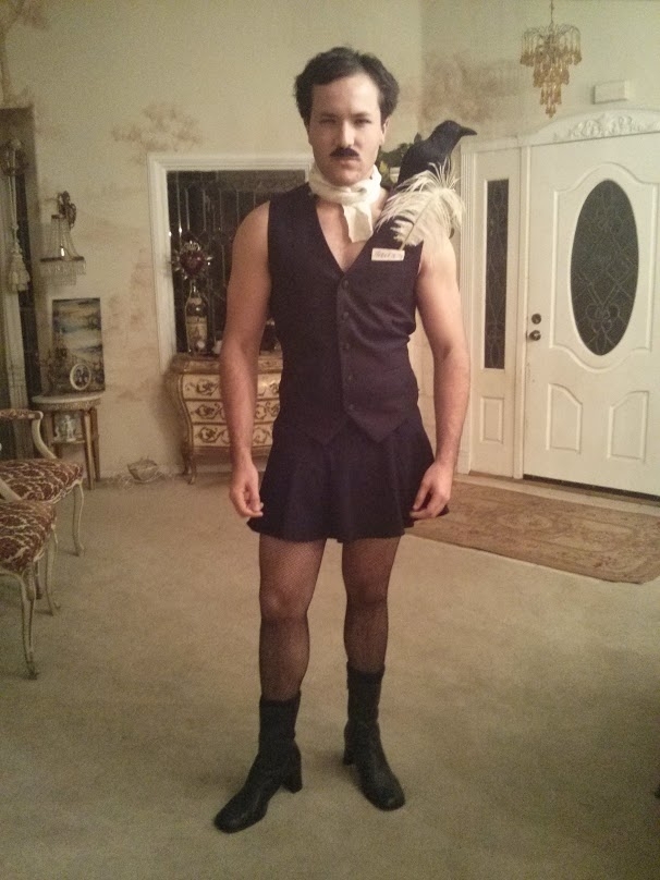 I decided to get a little creative this year I present Edgar Allan Ho