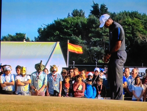 I decided to watch a little golf this morning with my Dad I was not disappointed