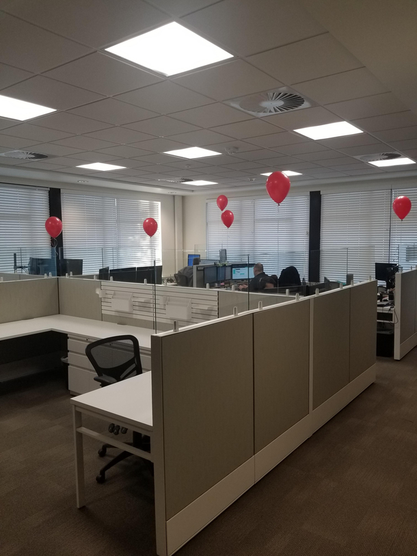 I decorated the IT department at work