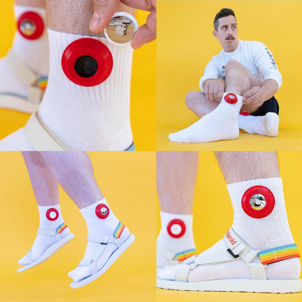 I design stupid products so I built the AirTag Socks so your never lose your socks