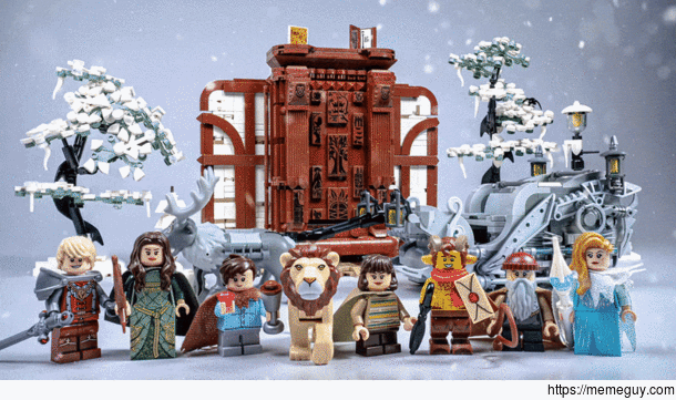 I designed and built this custom Chronicles of Narnia LEGO set for my kids took some pics and then decided to try to animate the build  It has a chance to become a real LEGO set