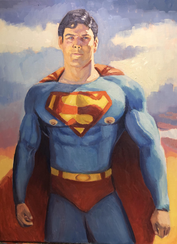I did concept art for a new Superman suit Thoughts