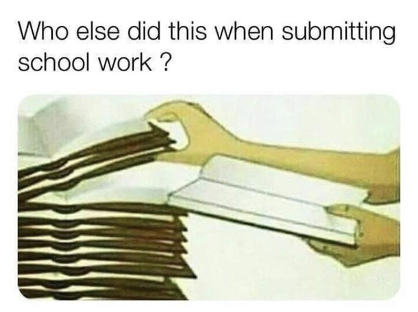 I did it so people thought I was first never worked