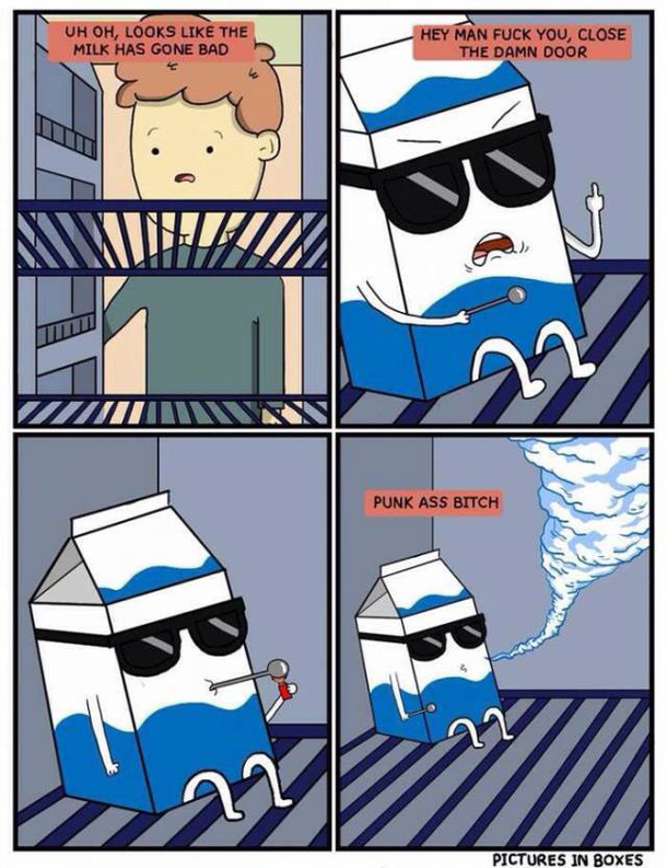 i didnt get any milk