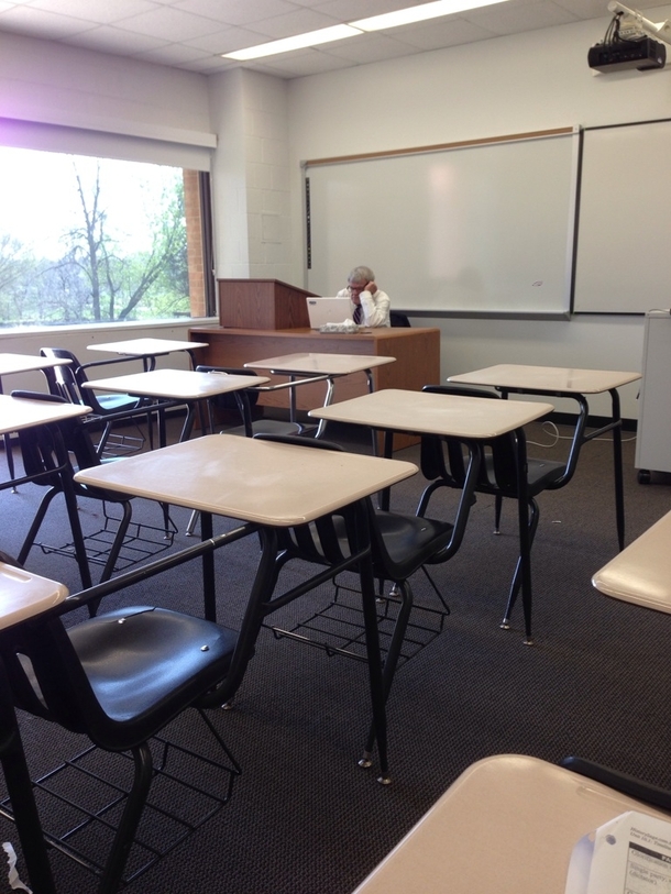 I didnt get the memo that it was senior skip day