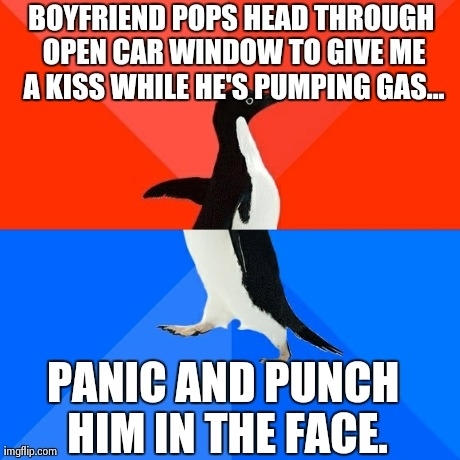 I didnt realize it was him until after I did it