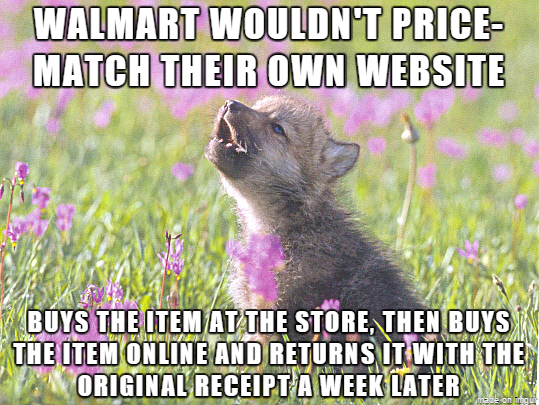 I didnt want to wait two hours for Walmart employees to get the order ready for in-store pickup and  is 