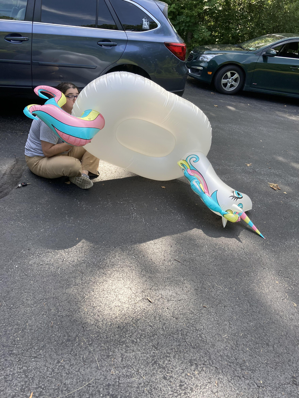 unicorn floaty canadian tire