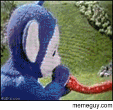 I do not remember the Teletubbies being this kinky