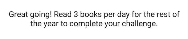 I do time management like Goodreads