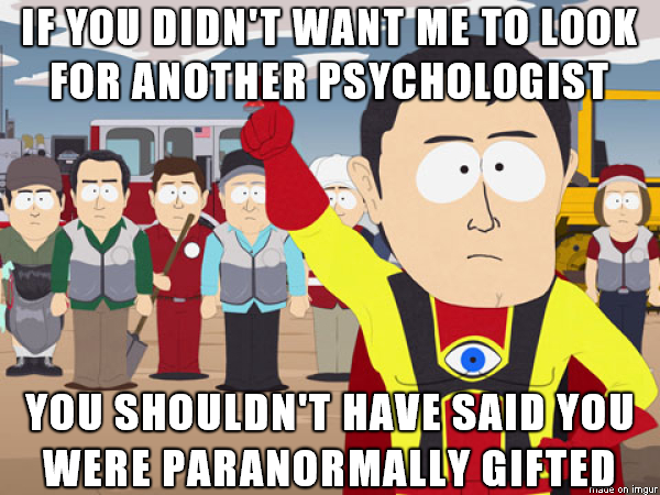 I dont care about your other credentials