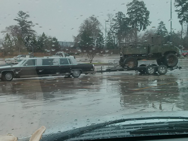 I dont fully understand whats going on here but they got the spirit This is at the Home Depot near my house in Texasland