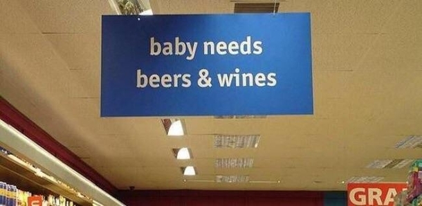I dont know how qualified this sign is to tell me about parenting