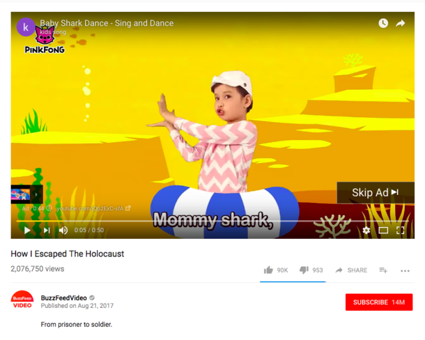 I dont know if this ad really fits the video