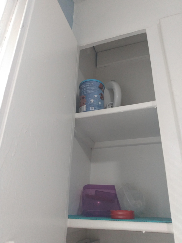 I dont know what I did but I feel like my bf is being passive aggressive Im too short to reach the top shelves Im the only one who drinks coco
