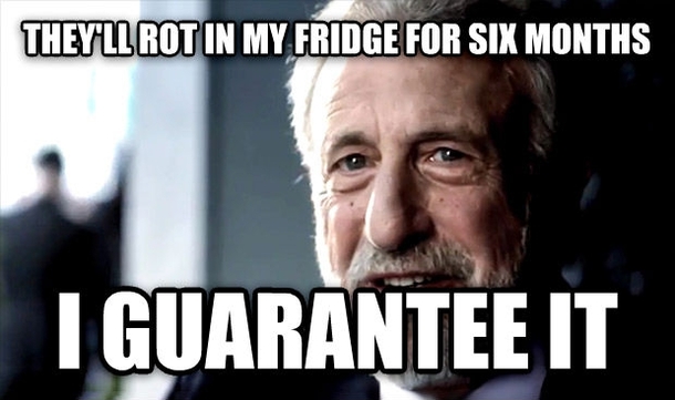 I dont know why I ever buy fresh vegetables