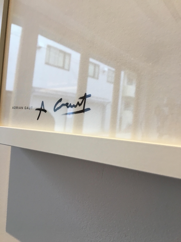 I dont think this artist has looked at his signature objectively