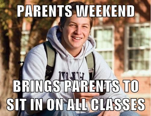 I dont think this kid has learned anything about college yet