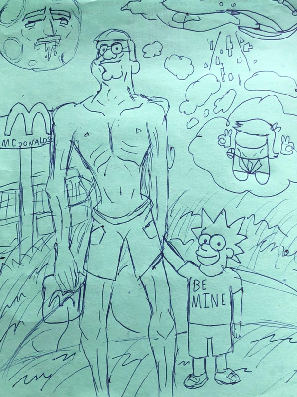 I drew it at school I dont know what it is