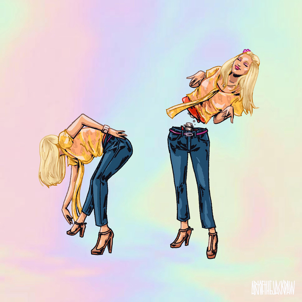 I drew the Bend and snap from Legally Blonde