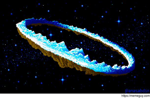 I drew this pixel art animated scene and called it Nontarctica 
