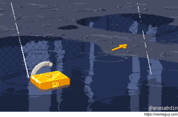 I drew this pixel art animation and called it Freed 