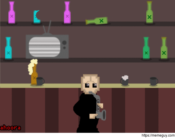 i drew this pixel art from one of star wars characters