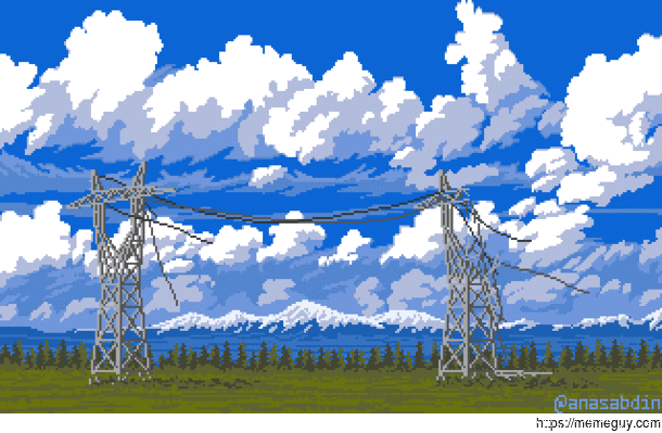 I drew this pixel art scene and called it relic 
